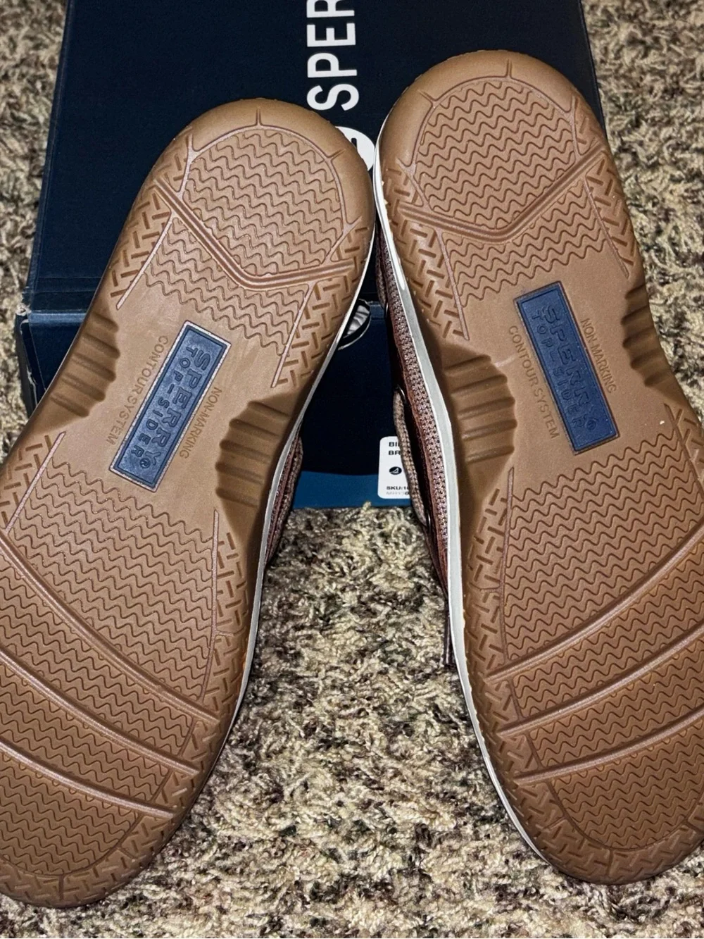 Sperry Billfish 3 Eye Pull-Up Brown Boat Shoe Men's Size 7.5 Loafers NEW!!!